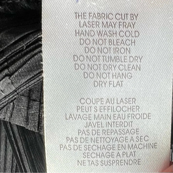 NWOT ALQUEMA Black Midi Dress Bohemian Casual Satin Women’s 8 - Picture 11 of 11